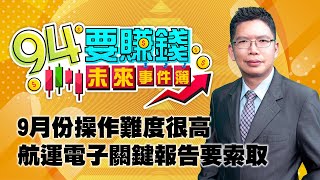 9月份操作難度很高 航運電子關鍵報告索取