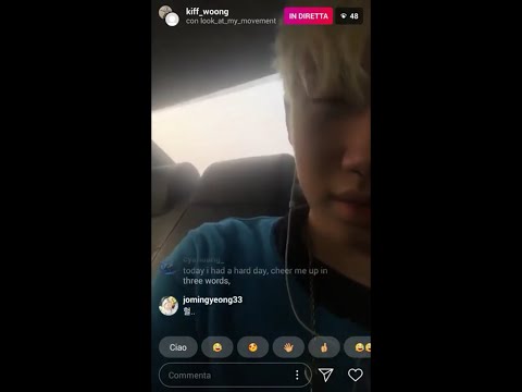 190501 Kiff Clan Woong (조웅) Instagram Live