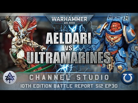 Craftworld Aeldari vs Ultramarines Space Marines Warhammer 40K Battle Report 10th Edition 2000pts