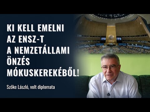 Ki kell emelni az ENSZ-t, a nemzetállami önzés mókuskerekéből! Szőke László interjú részlet 24p