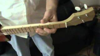 Custom 3 String Mandolin Style CBG Sound Test SOLD