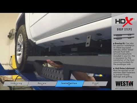 Westin | HDX Drop Steps Installation Video (Part No 56 13725)