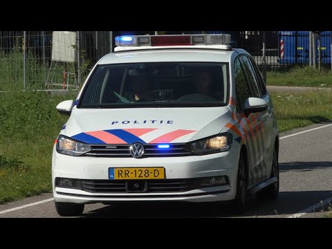 Verschillende Politie eenheden met spoed in Oss