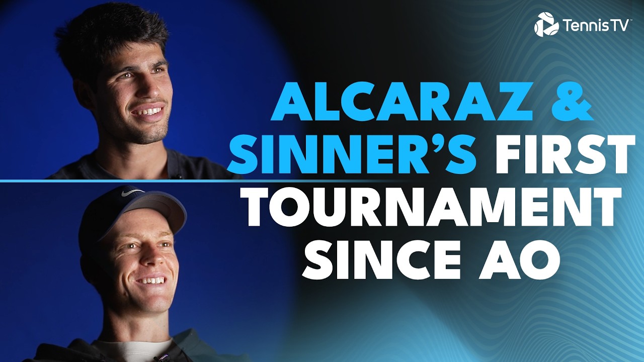 Carlos Alcaraz & Jannik Sinner's First Tournament After Australian Open | Doha 2026 Media Day