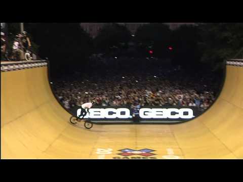 Jamie Bestwick wins BMX Vert Gold