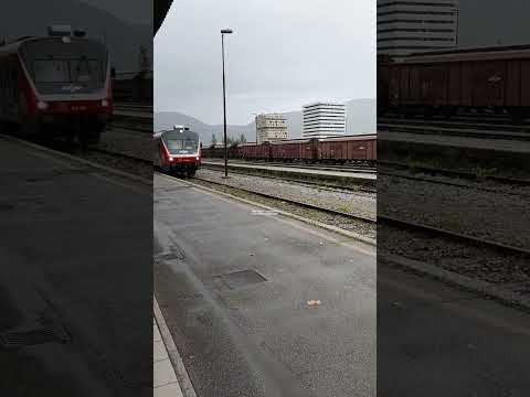 Nova Gorica 🇸🇮. Train arriving from Jesenice. 08/20/2022