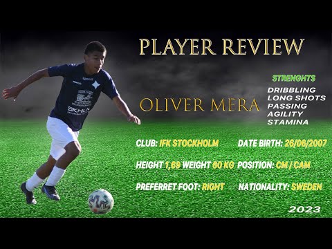 ⚽️ OLIVER MERA ►#attacking #central #midfielder IFK STOCKHOLM U16  𝐒𝐤𝐢𝐥𝐥𝐬, 𝐆𝐨𝐚𝐥𝐬 & 𝐀𝐬𝐬𝐢𝐬𝐭𝐬 2022/23