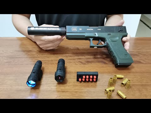 Glock Shell Ejection Soft Bullet Toy Gun Review 2021 - Does It Work?