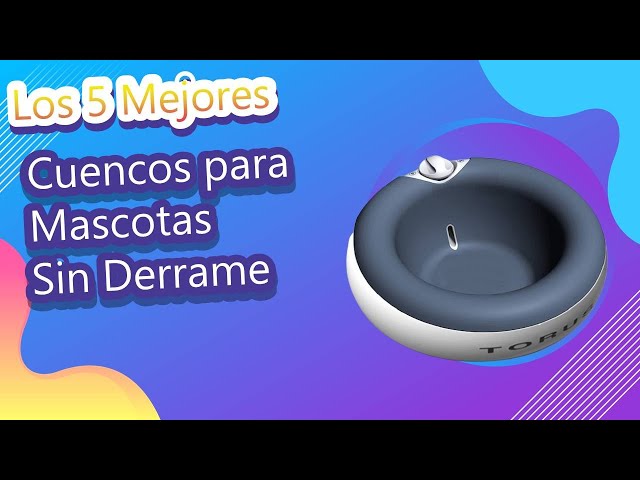 Vídeo relacionado con Cuenco de Agua para Perros sin Salpicaduras con Disco Flotante, alimentador Lento de 1.5 L, antidesbordamiento, antiasfixia, sin derrames, para Perros, Gatos, Cachorros, Gatitos (Rosa)