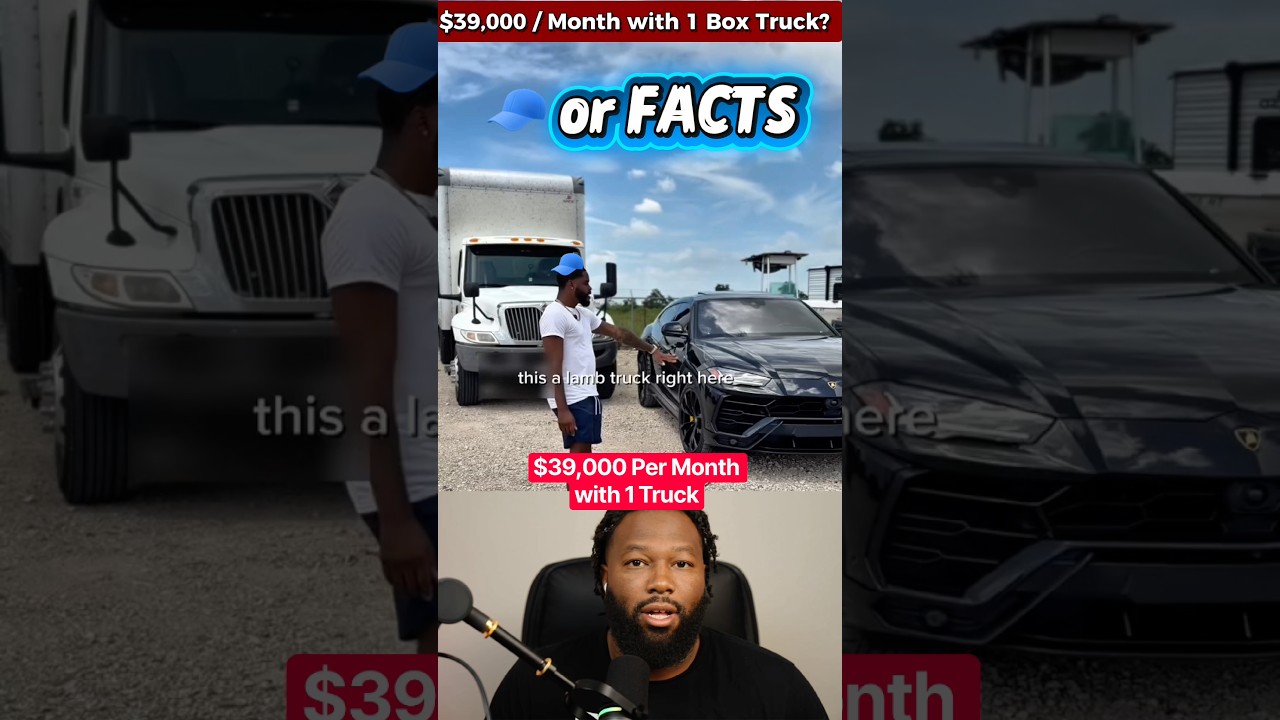 he made 39000 in a month with one box truck