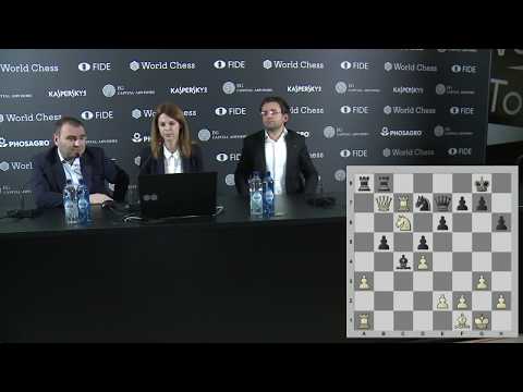 Round 2. Press conference with Mamedyarov and Aronian