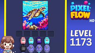 Pixel Flow Level 1173 Solution Walkthrough
