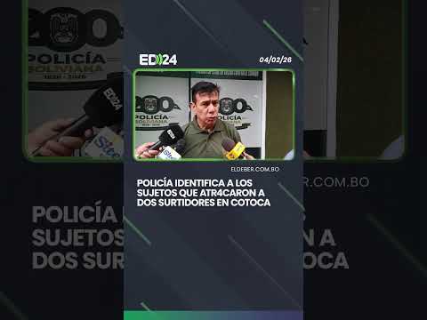 Policía identifica a los sujetos que atr4caron a dos surtidores en Cotoca