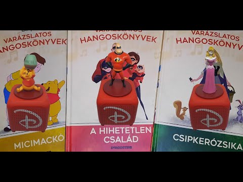 De Agostini - Disney hangoskönyv - 23,24. és 25 rész (Micimackó, Hihetetlen család és Csipkerózsika)