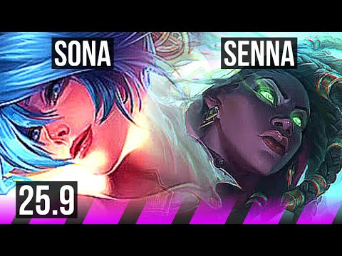SONA & Lux vs SENNA & Ezreal (SUP) | 4/2/24 | EUW Challenger | 25.9