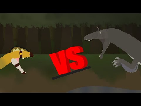 cryolophosaurus vs dilophosaurus (short battle)