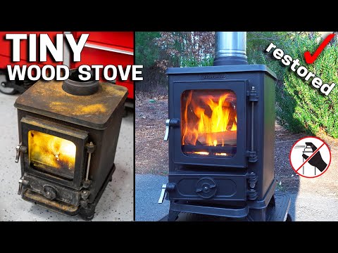 How to Restore a WOOD STOVE the EASY WAY - Like New in Minutes