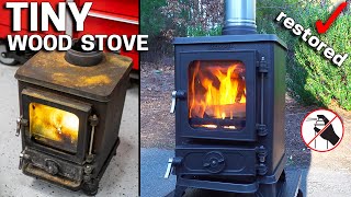 How to Restore a WOOD STOVE the EASY WAY - Like New in Minutes