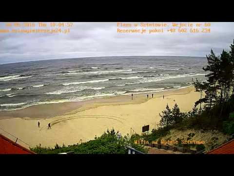 Sztutowo Plaża: Willa na Wydmie. Aktualna pogoda  Morze Bałtyckie wejście nr 60