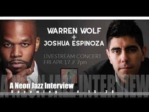 A Neon Jazz Interview with Baltimore-based Jazz Pianist Joshua Espinoza on a Livestream 4.17.20