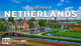 Wonders of Netherlands – From Tulip Fields to Iconic Waterways | Travel Video 4K