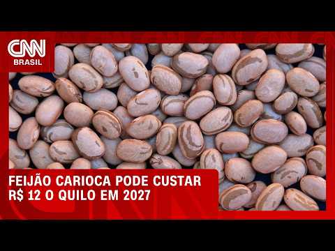 Feijão pode chegar a R$ 12 o quilo em 2027, mesmo com preço alto no campo | CNN PRIME TIME