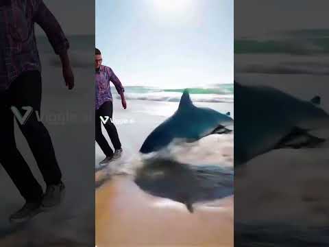 play with crocodile 🐊 #funnyvideo #viggle #vigge.ai