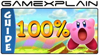 Kirby Triple Deluxe - All Sun Stones & Rare Keychains 100% Guide (3DS)