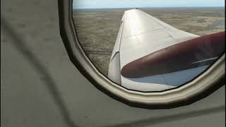 X-Plane 11 - King Air C90B Landing at KFAT RW29R (Passenger View / VR)