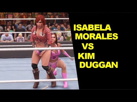 WWE 2K22 Isabela Morales vs Kim Duggan - Extreme Knockout Match