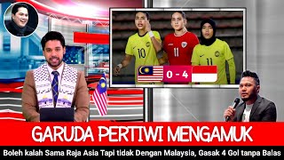 Download lagu KEMANA LARINYA MALAYSIA !! Giliran Kalah Menghilang, Garuda Pertiwi Gasak Jiran 4 gol Tanpa Balas !! mp3