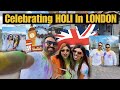 England Ki Holi ️ HOLI Celebrations In LONDON Indian Youtuber In England
