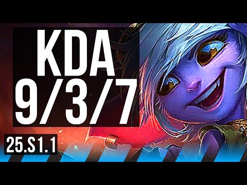 TRISTANA vs TWISTED FATE (MID) | 9/3/7 | KR Master | 25.S1.1