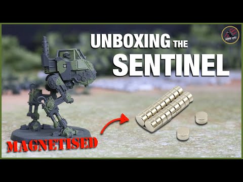 HOW TO MAGNETISE THE SENTINEL - Use All 8 Weapons - Warhammer 40k Astra Militarum Sentinel Unboxing