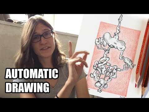 Automatic Drawing - Monster Insides