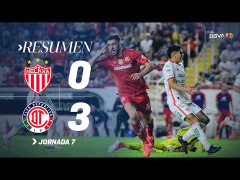 Necaxa 0-3 Toluca | El DIABLO sigue IMPARABLE con un Paulinho espectacular