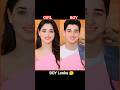 Bollywood Actress Hero Male Looks Thalapathi Rashmika Girls Vs Boy Actress Viral Shorts