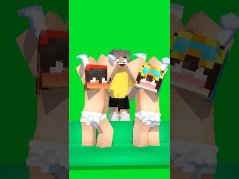 Help Nico and Cash choose!! Caramelldansen #matthewcraft #minecraft #shorts #cash