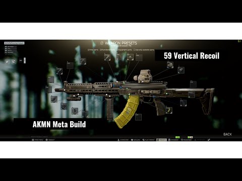 Escape From Tarkov Simple Meta AKMN Build Tutorial