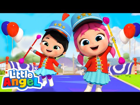 My Parade Song (July 4th) | Little Angel Kids Songs & Nursery Rhymes