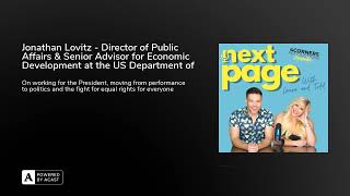 Jonathan Lovitz - Director of Public Affairs & Senior Advisor for Economic Development at the US ...