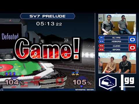 SV7 Prelude Melee Doubles - Slypig + Hoborg (B) vs Clean + Spork (R) - Losers Quarters