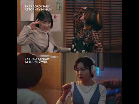 Extraordinary Attorney MINAMI vs WOO?! 🇰🇷😂 #Shorts