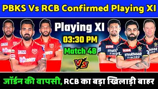 IPL2021- Punjab Kings Vs RCB Playing 11 | PBKS Playing 11 Vs RCB | RCB Playing 11 Vs PBKS | RCB PBKS