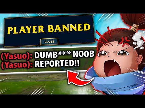 Toxic Yasuo Main LOST HIS MIND & freaks out (HILARIOUS)
