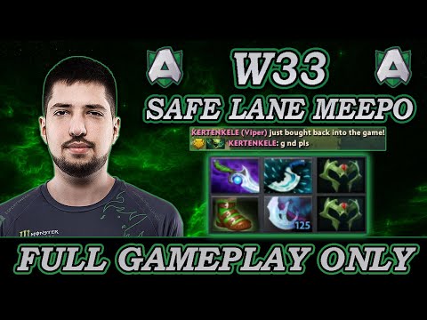 Prepare For DPC T3 | W33 Makes Enemy Give up - Full Gameplay Meepo #99