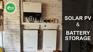 Solar Panels and Battery Storage Prosumer Installation