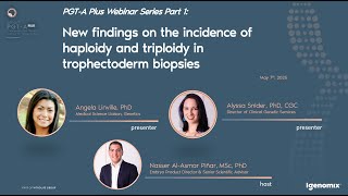 PGT-A Plus Webinar 1: Findings on the incidence of haploidy and triploidy in trophectoderm biopsies