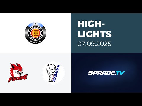07.09.2025 - Highlights - Füchse Duisburg vs. Hammer Eisbären