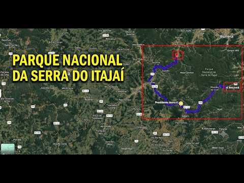 SERRA DO ITAJAÍ - CAMINHO ENTRE BOTUVERÁ E APIÚNA (SC)